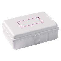 Zone de marquage Position 2 pour Boîte repas publicitaire 950ml
