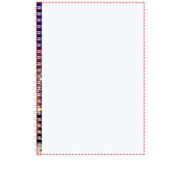 Zone de marquage Position 1 pour Carnet A5 à spirales