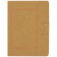 Zone de marquage Position 1 pour Carnet mémo publicitaire avec notes repositionnables
