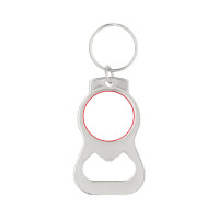 Zone de marquage Position 2 pour Décapsuleur personnalisé avec anneau de porte-clés