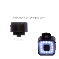 Zone de marquage Position 3 pour Lampes de vélo rechargeables personnalisées