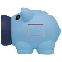 Zone de marquage Position 1 pour Petite tirelire cochon personnalisée