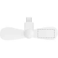 Zone de marquage Position 2 pour Mini ventilateur USB personnalisé