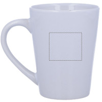 Zone de marquage Position 2 pour Tasse à café personnalisée évasée "POCO"