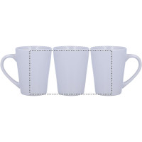 Zone de marquage Position 3 pour Tasse à café personnalisée évasée "POCO"