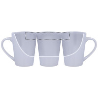 Zone de marquage Position 4 pour Tasse à café personnalisée évasée "POCO"