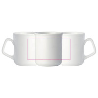 Zone de marquage Position 3 pour Mug design publicitaire 280ml