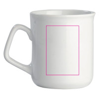 Zone de marquage Position 5 pour Mug design publicitaire 280ml