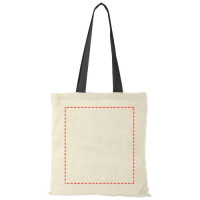 Zone de marquage Position 1 pour Tote bag coton personnalisé anses colorées