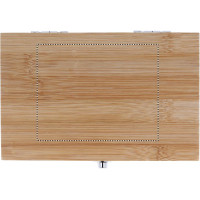 Zone de marquage Position 1 pour Coffret à vin personnalisé en bambou "VICTOR"