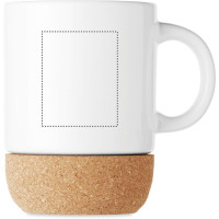 Zone de marquage Position 3 pour Mug personnalisable céramique liège LUKA