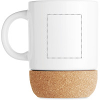 Zone de marquage Position 4 pour Mug personnalisable céramique liège LUKA