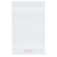 Zone de marquage Position 2 pour Serviette de toilette invité personnalisée 50x30cm