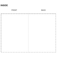 Zone de marquage Position 2 pour Carnet de notes A5 personnalisé couverture souple 240 pages