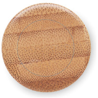 Zone de marquage Position 1 pour Horloge de bureau publicitaire en bambou sans pile