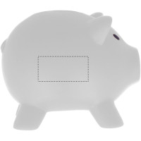 Zone de marquage Position 3 pour Tirelire personnalisée cochon