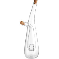 Zone de marquage Position 1 pour Bouteille 2 en 1 huile/vinaigre personnalisée
