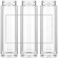 Zone de marquage Position 1 pour Bouteille à infusion personnalisable double paroi "Mango"