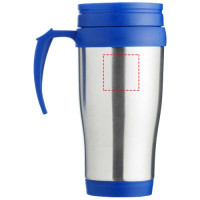 Zone de marquage Position 5 pour Mug isotherme 400 ml avec poignée FIRST personnalisable