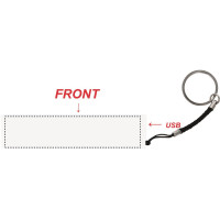 Zone de marquage Position 2 pour Powerbank avec anneau de porte-clés