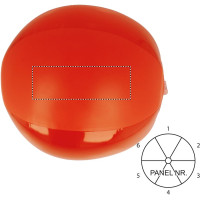 Zone de marquage Position 3 pour Ballon de plage gonflable publicitaire 24cm