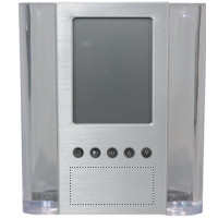 Zone de marquage Position 1 pour Pendule de bureau avec calendrier et thermomètre personnalisable NIBA