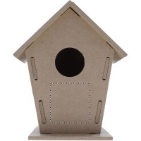 Zone de marquage Position 1 pour Nichoir en aggloméré de bois personnalisable