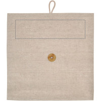 Zone de marquage Position 1 pour Set d'écriture dans un étui en jute et coton personnalisable