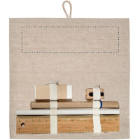 Zone de marquage Position 2 pour Set d'écriture dans un étui en jute et coton personnalisable