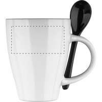 Zone de marquage Position 1 pour Tasse personnalisée avec cuillère LUSIK