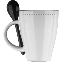 Zone de marquage Position 2 pour Tasse personnalisée avec cuillère LUSIK