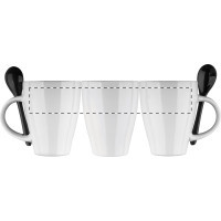 Zone de marquage Position 4 pour Tasse personnalisée avec cuillère LUSIK