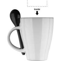 Zone de marquage Position 6 pour Tasse personnalisée avec cuillère LUSIK