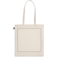 Zone de marquage Position 2 pour Sac en coton BIO personnalisé 140g/m2 "WALI"