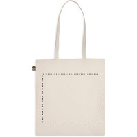 Zone de marquage Position 4 pour Sac en coton BIO personnalisé 140g/m2 "WALI"