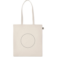 Zone de marquage Position 5 pour Sac en coton BIO personnalisé 140g/m2 "WALI"