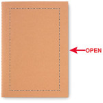 Zone de marquage Position 1 pour Carnet A5 personnalisé souple écologique