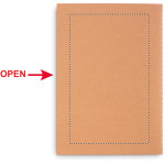 Zone de marquage Position 2 pour Carnet A5 personnalisé souple écologique