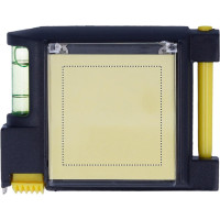 Zone de marquage Position 1 pour Mètre ruban personnalisé avec crayon bloc notes et niveau