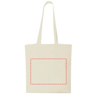 Zone de marquage Position 6 pour Tote bag personnalisé coton 140g/m² SION