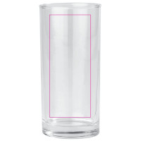 Zone de marquage Position 2 pour Verre long drink personnalisé "TUBO"