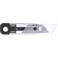 Zone de marquage Position 2 pour Cutter personnalisé en plastique transparent avec lame rétractable