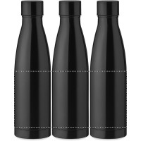 Zone de marquage Position 1 pour Bouteille isotherme ROMA personnalisée 500ml en inox