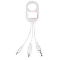 Zone de marquage Position 4 pour Câble de recharge 3 en 1 personnalisé