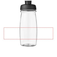 Zone de marquage Position 1 pour Gourde de sport personnalisée recyclable 600 ml CUSTER