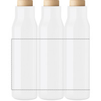 Zone de marquage Position 1 pour Bouteille isotherme personnalisée FLACON