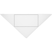 Zone de marquage Position 1 pour Bandana triangle personnalisé