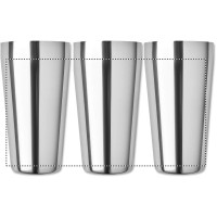 Zone de marquage Position 3 pour Ensemble pour cocktail avec shaker 750ml dans pochette en coton "OLE"