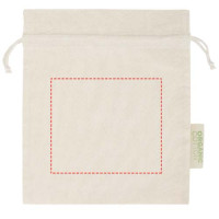 Zone de marquage Position 3 pour Moyenne pochon en coton MINOS personnalisable