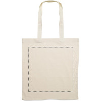 Zone de marquage Position 1 pour Tote bag personnalisé en coton écru 180 g/m² ULIS